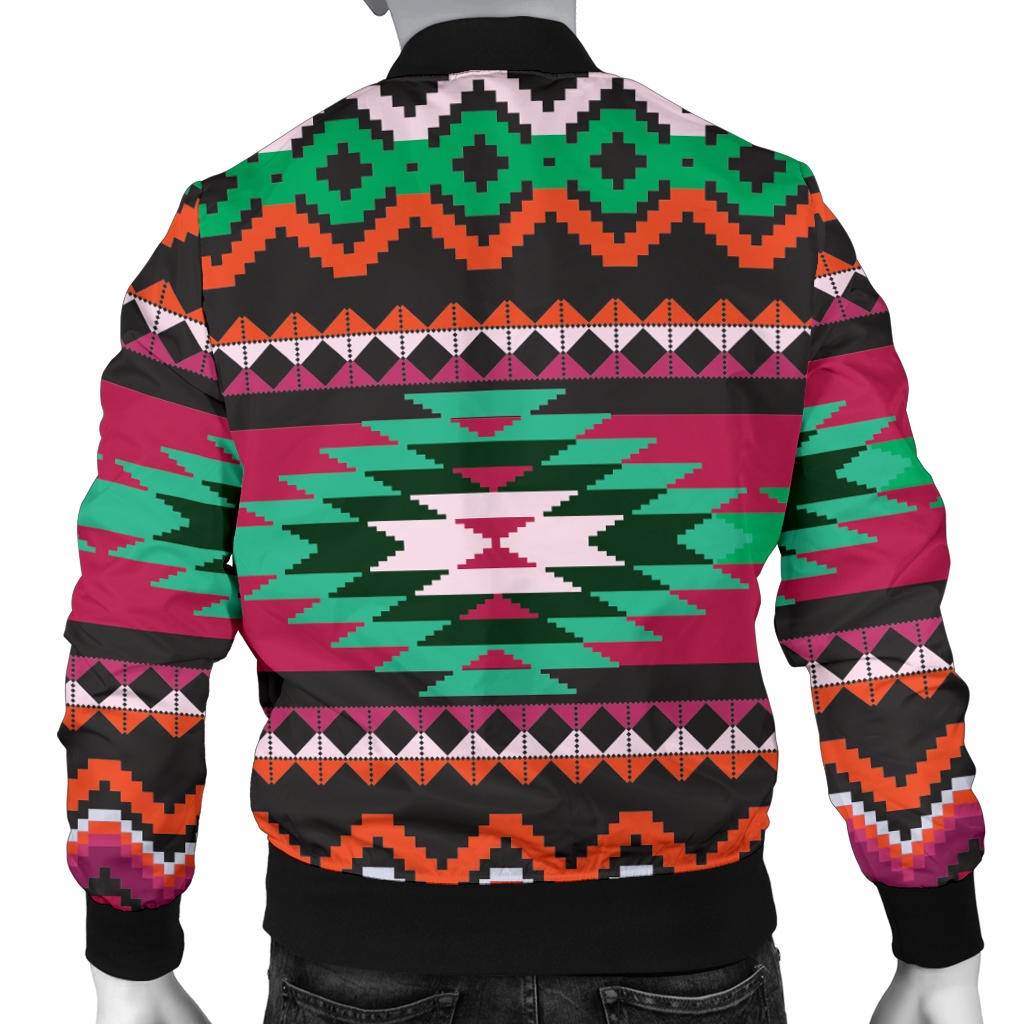 Mexican Pattern Print Design 01 Men Bomber Jacket