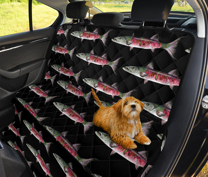 Barracuda Pattern Print Design 02 Rear Dog Car Seat Cover Hammock
