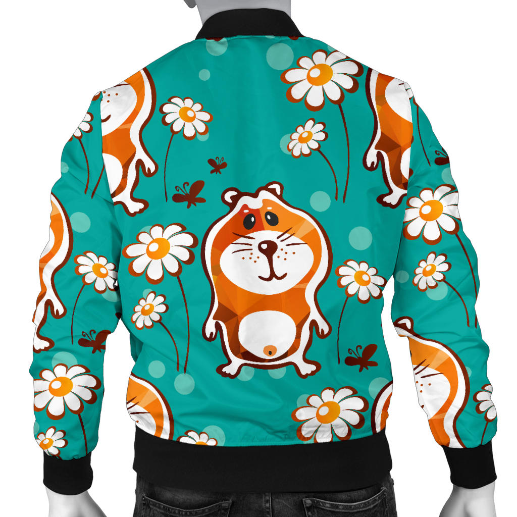 Hamster Pattern Print Design 01 Men Bomber Jacket