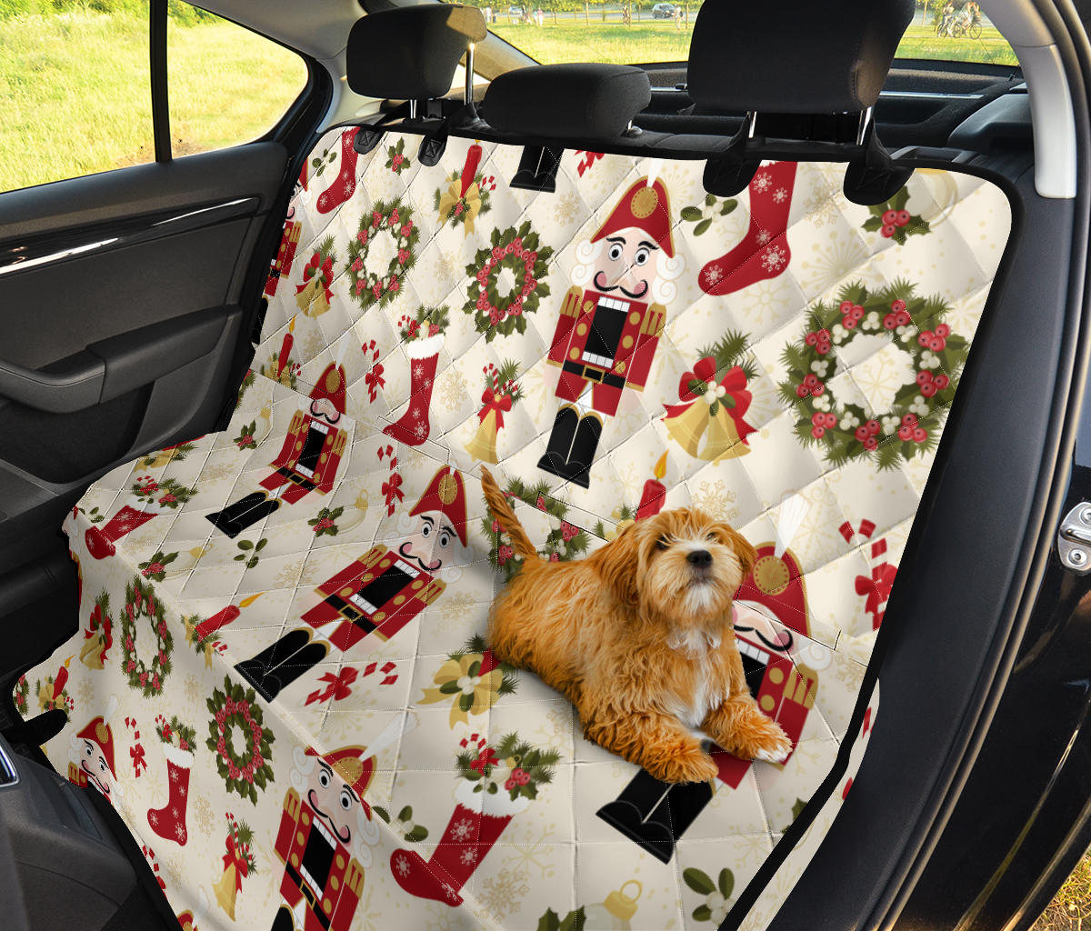 Nutcracker Pattern Print Design A01 Rear Dog Car Seat Cover Hammock
