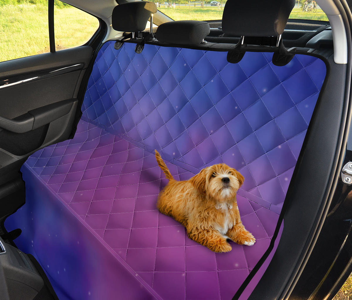 Nebula Pattern Print Design A05 Rear Dog Car Seat Cover Hammock