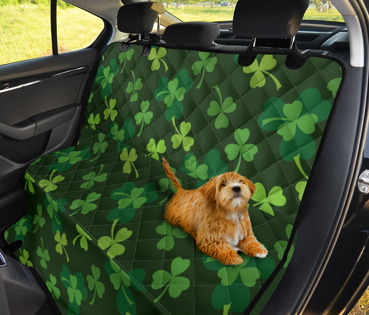 Irish Pattern Print Design 03 Rear Dog Car Seat Cover Hammock