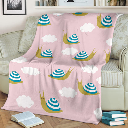 Snail Pattern Print Design 02 Premium Blanket