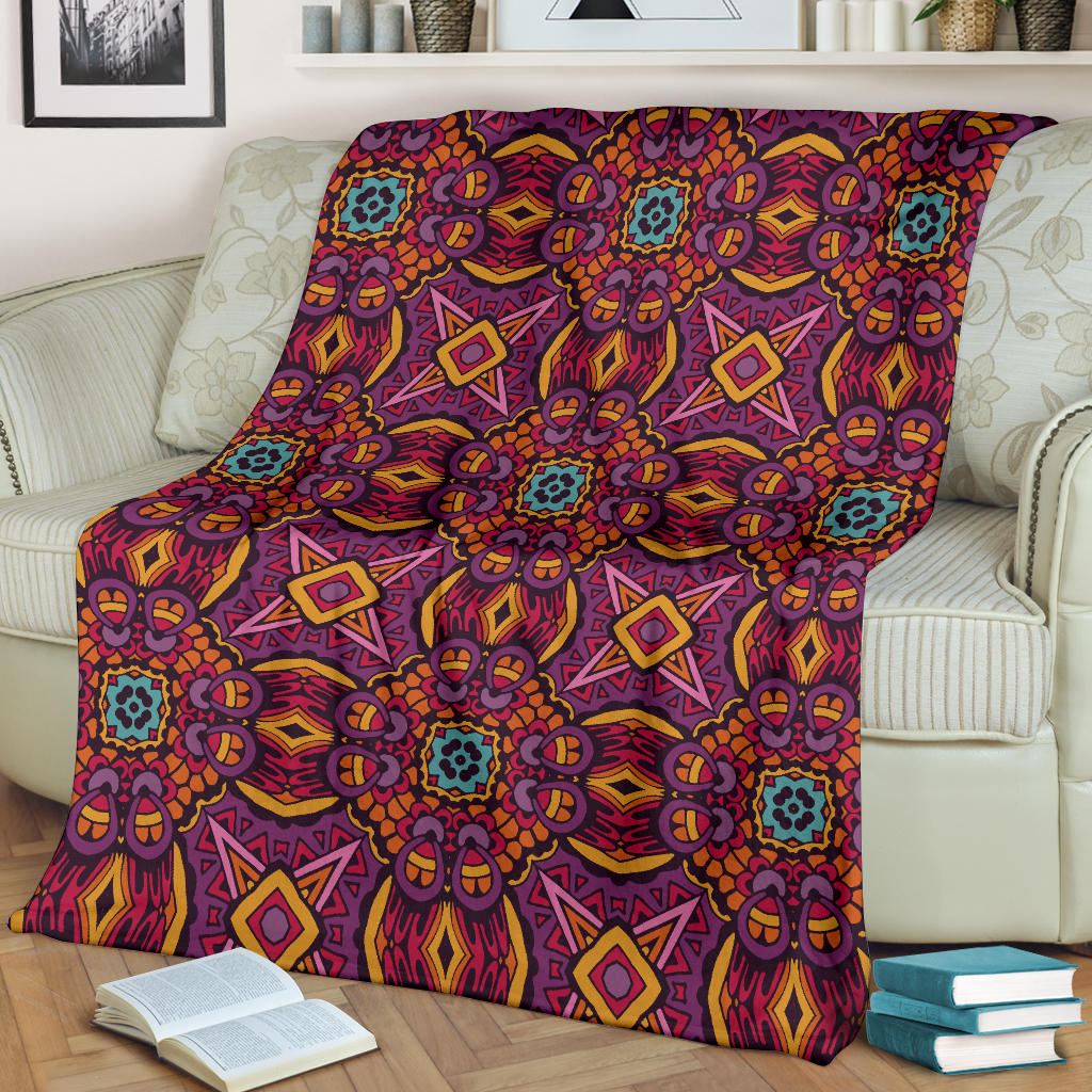 Bohemian Pattern Print Design 10 Premium Blanket