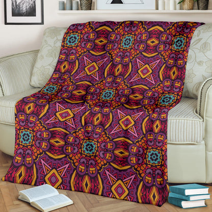 Bohemian Pattern Print Design 10 Premium Blanket