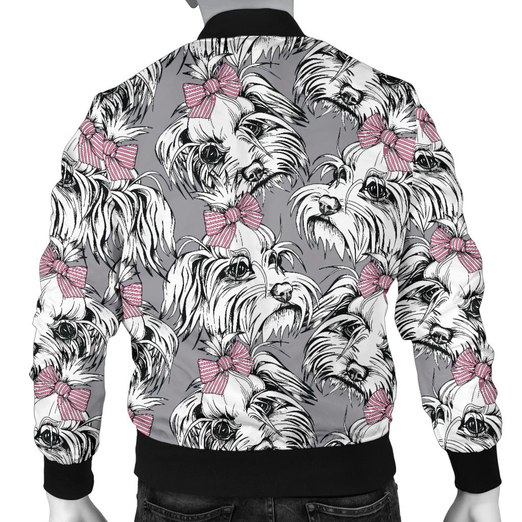 Maltese Pattern Print Design 01 Men Bomber Jacket