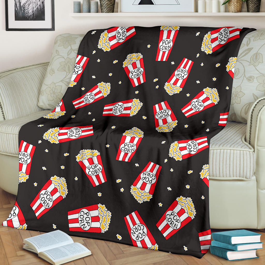 Popcorn Pattern Print Design A01 Premium Blanket