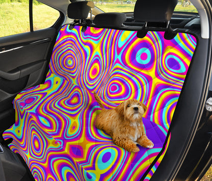 Liquid Pattern Print Design 06 Rear Dog Car Seat Cover Hammock
