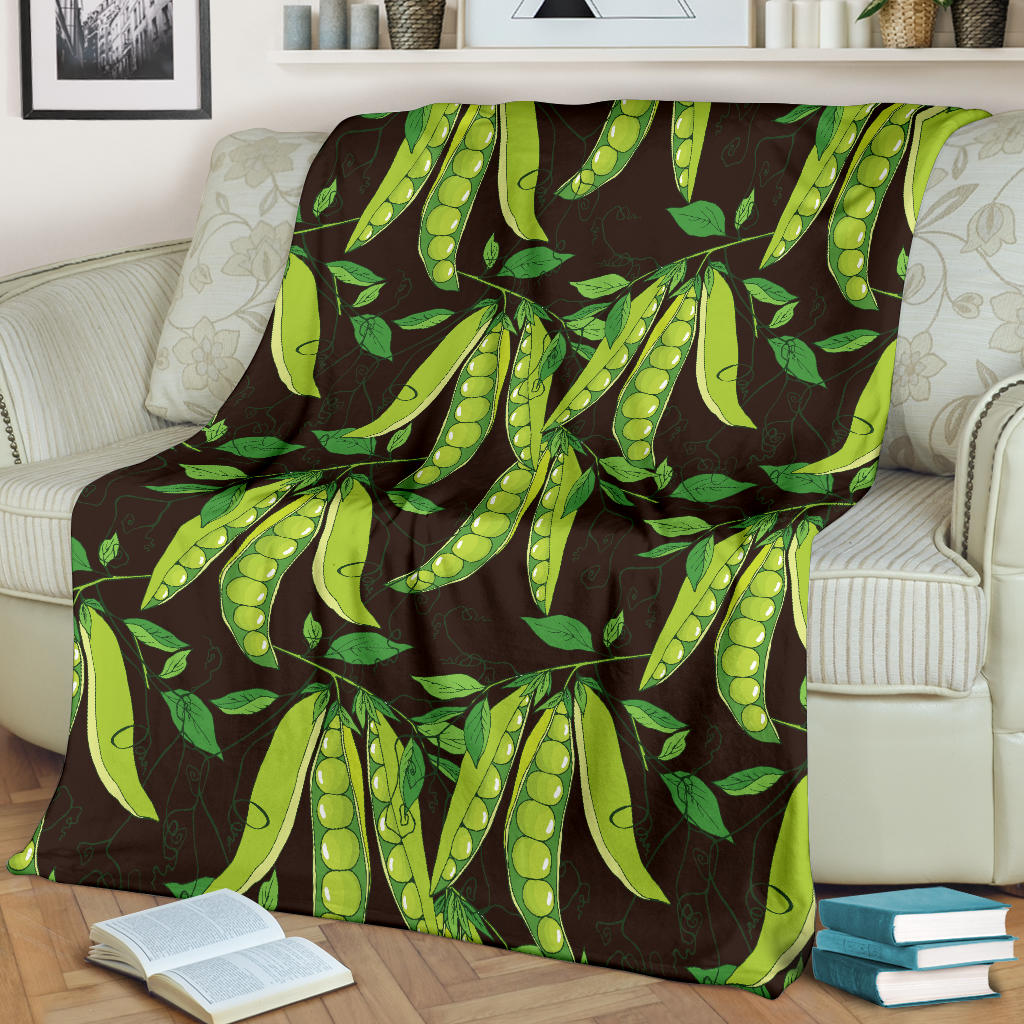 Peas Pattern Print Design A03 Premium Blanket