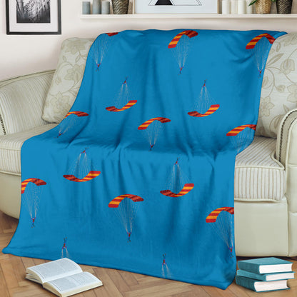 Paratrooper Pattern Print Design A01 Premium Blanket