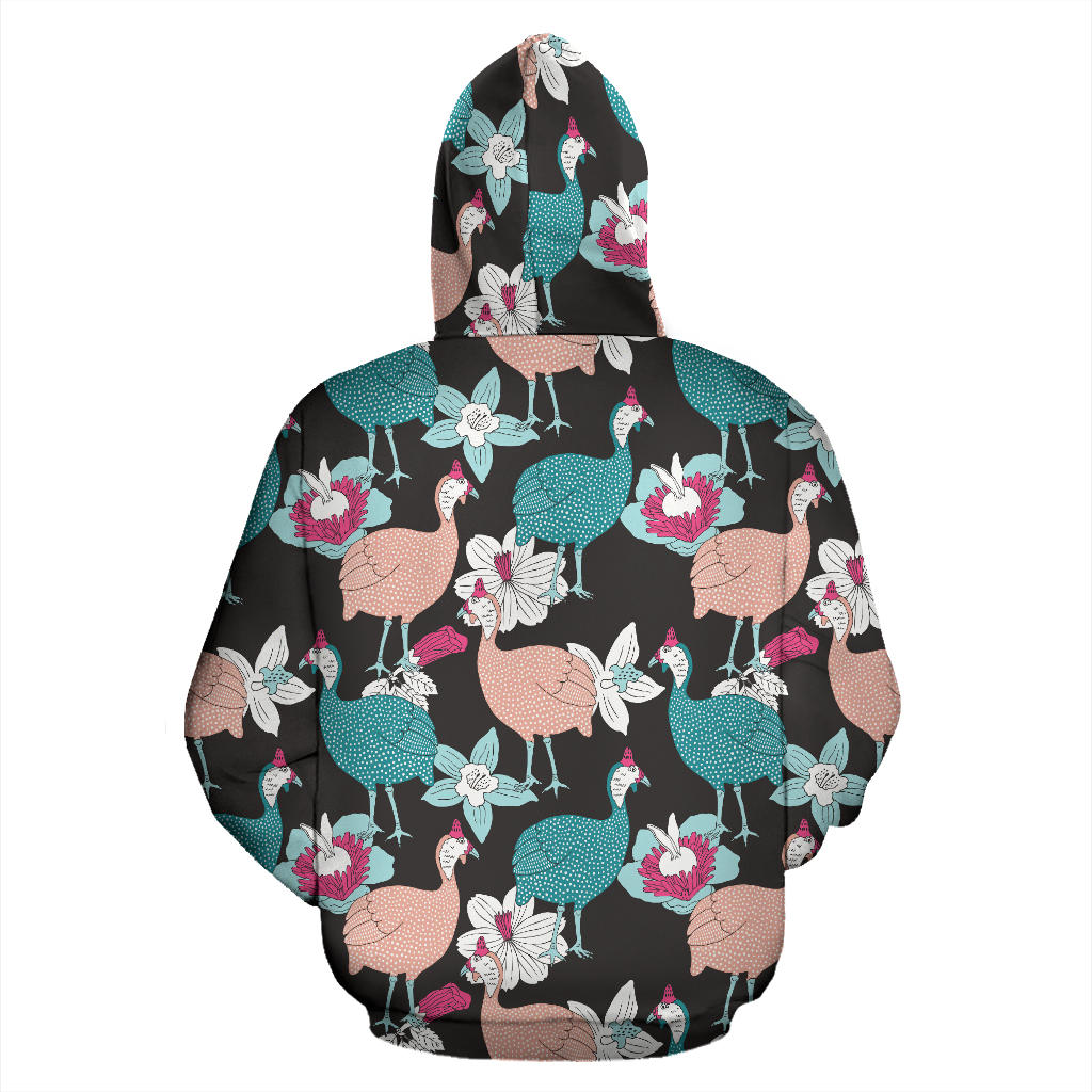 Guinea Fowl Pattern Print Design 03 Pullover Hoodie