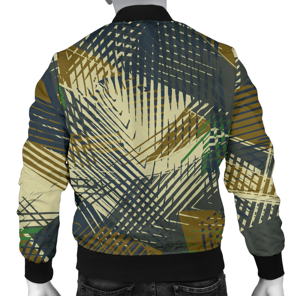 Military Camouflage Pattern Print Design 01 Men Bomber Jacket