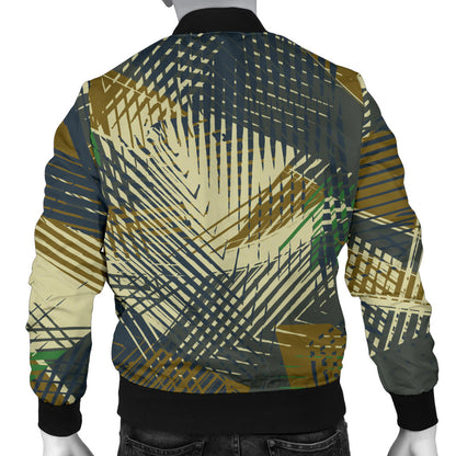 Military Camouflage Pattern Print Design 01 Men Bomber Jacket