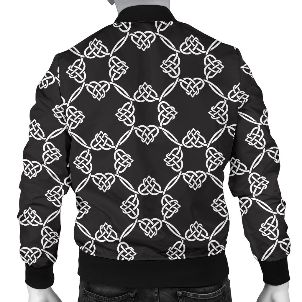 Celtic Pattern Print Design 06 Men Bomber Jacket