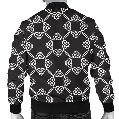 Celtic Pattern Print Design 06 Men Bomber Jacket