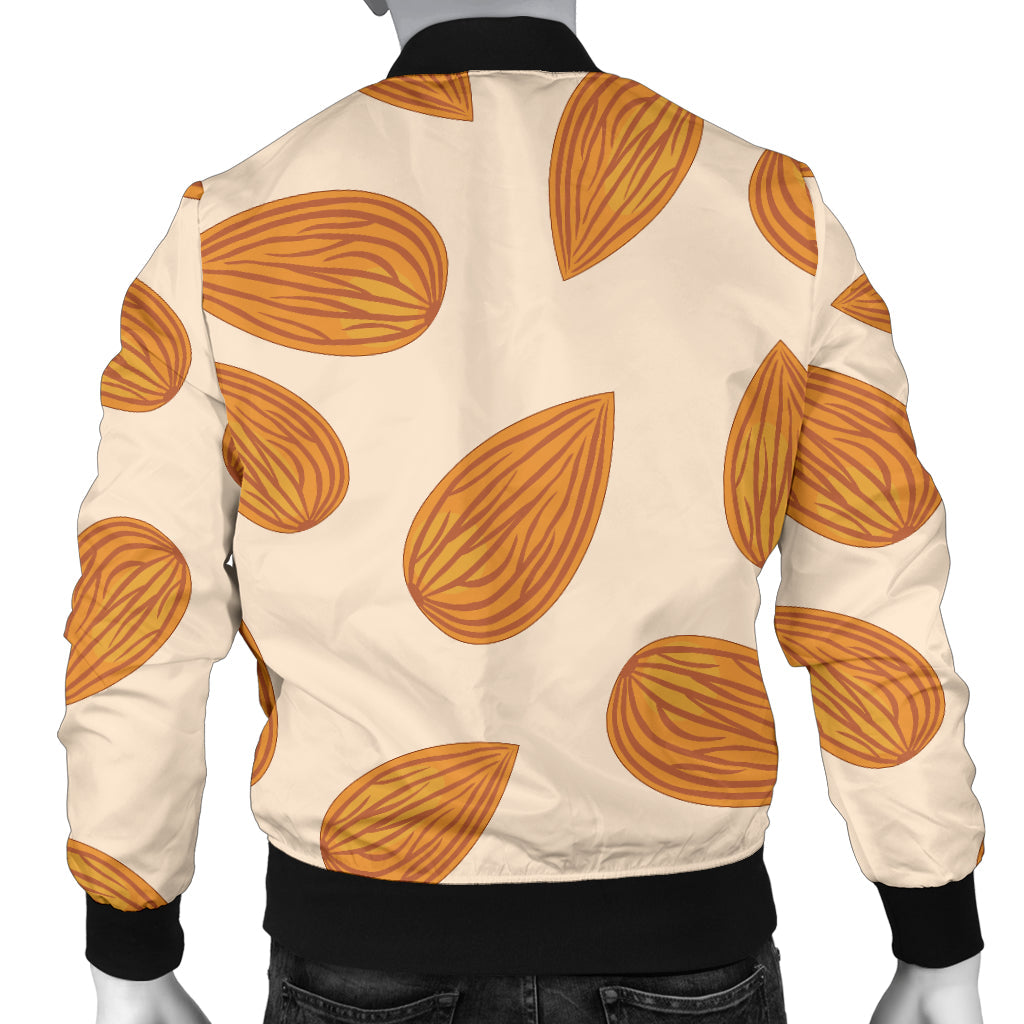Almond Pattern Print Design 03 Men Bomber Jacket