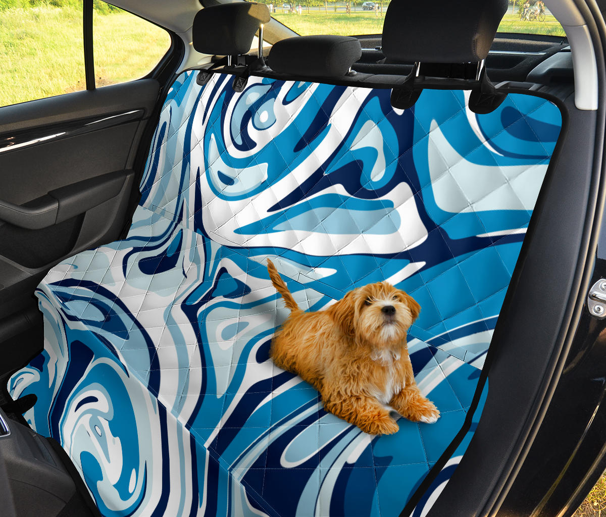 Liquid Pattern Print Design 05 Rear Dog Car Seat Cover Hammock