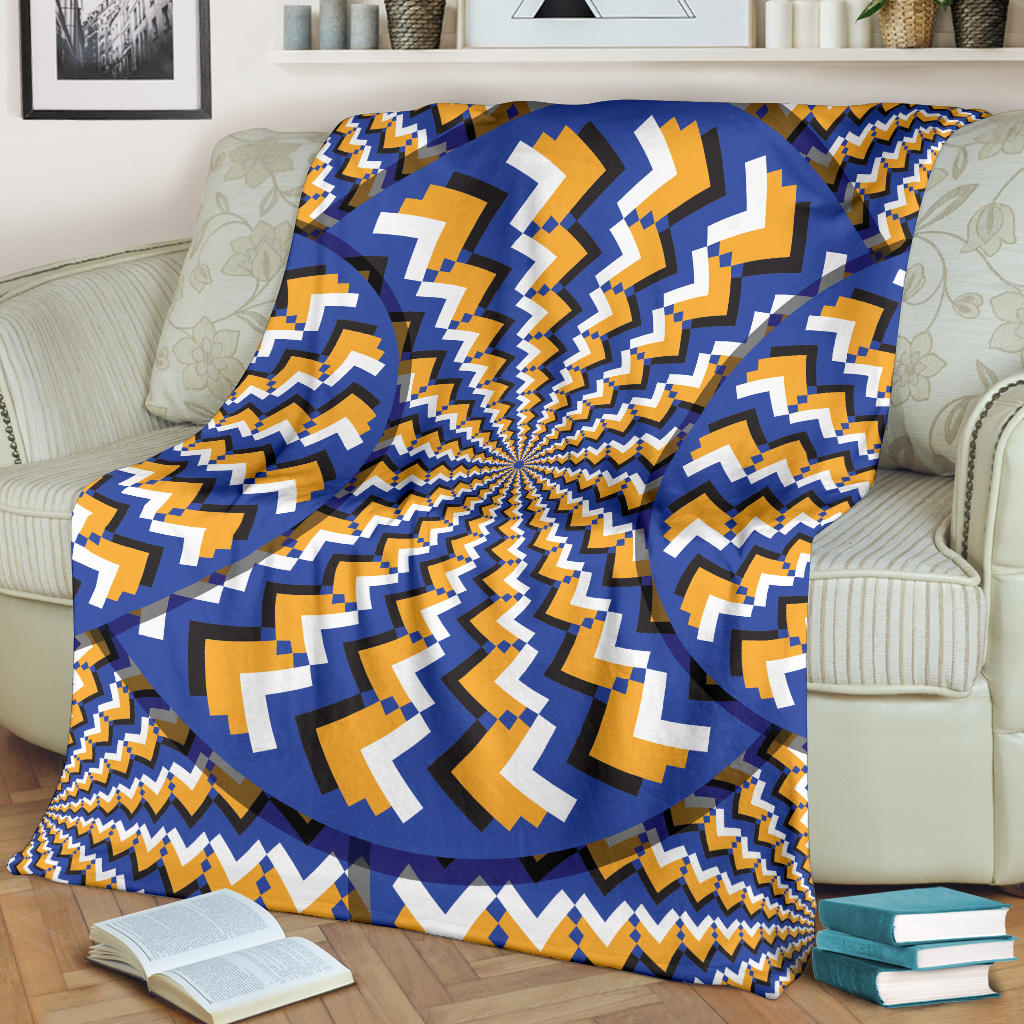 Optical illusion Pattern Print Design A01 Premium Blanket
