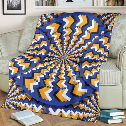 Optical illusion Pattern Print Design A01 Premium Blanket