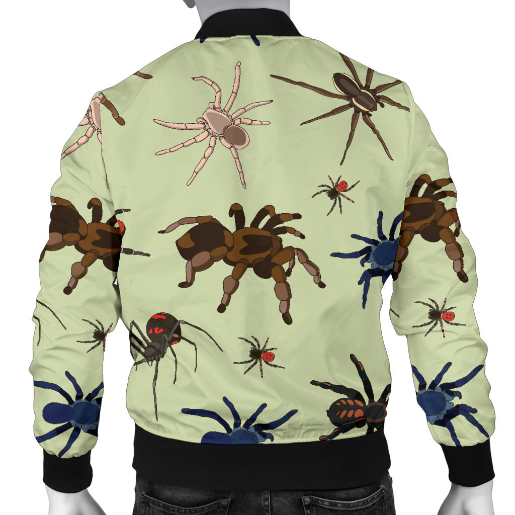 Tarantula Pattern Print Design 02 Men Bomber Jacket