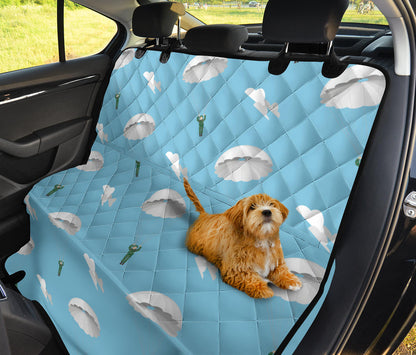 Paratrooper Pattern Print Design A02 Rear Dog Car Seat Cover Hammock