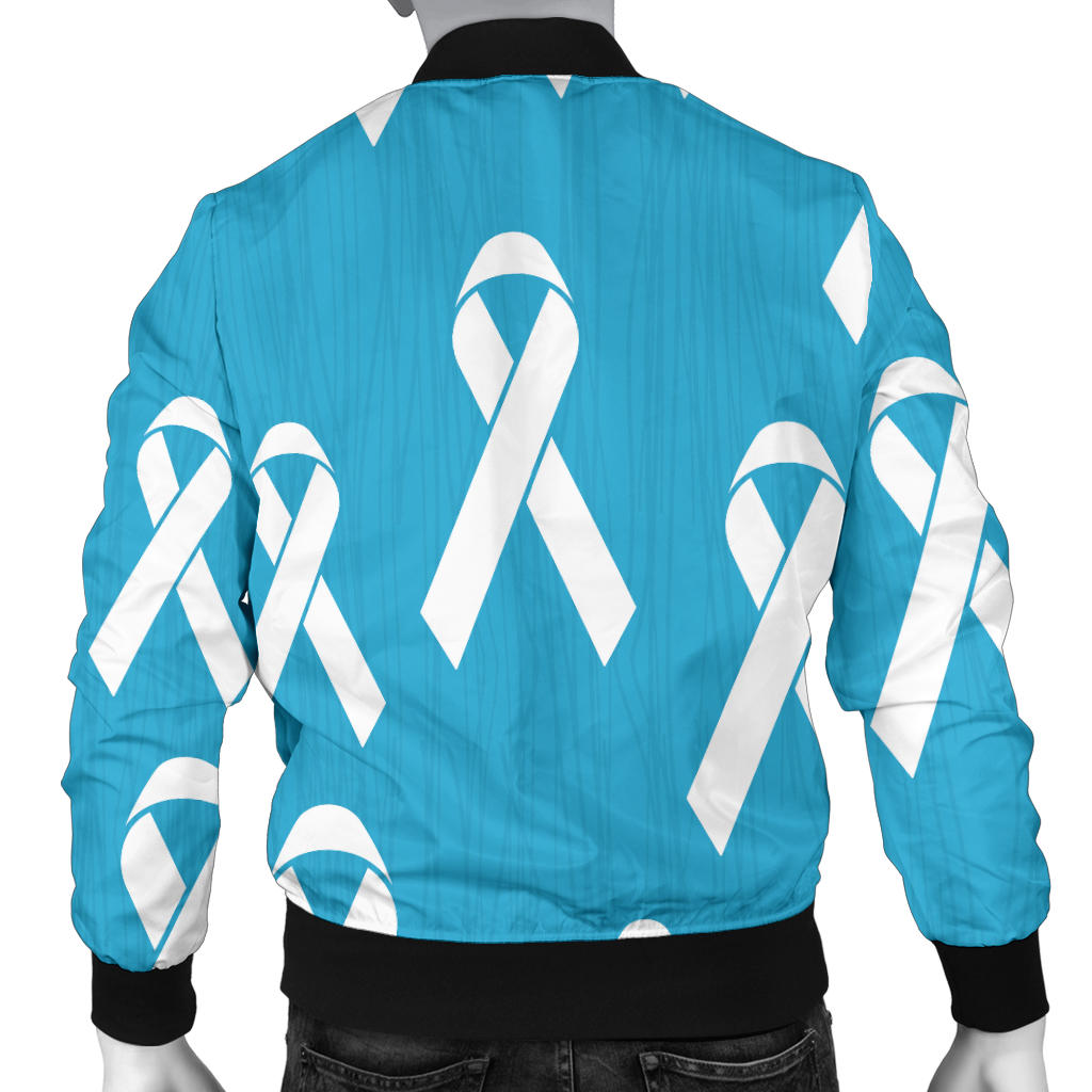 Liver cancer Pattern Print Design 01 Men Bomber Jacket