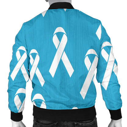 Liver cancer Pattern Print Design 01 Men Bomber Jacket