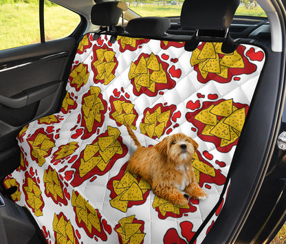 Nachos Pattern Print Design A03 Rear Dog Car Seat Cover Hammock