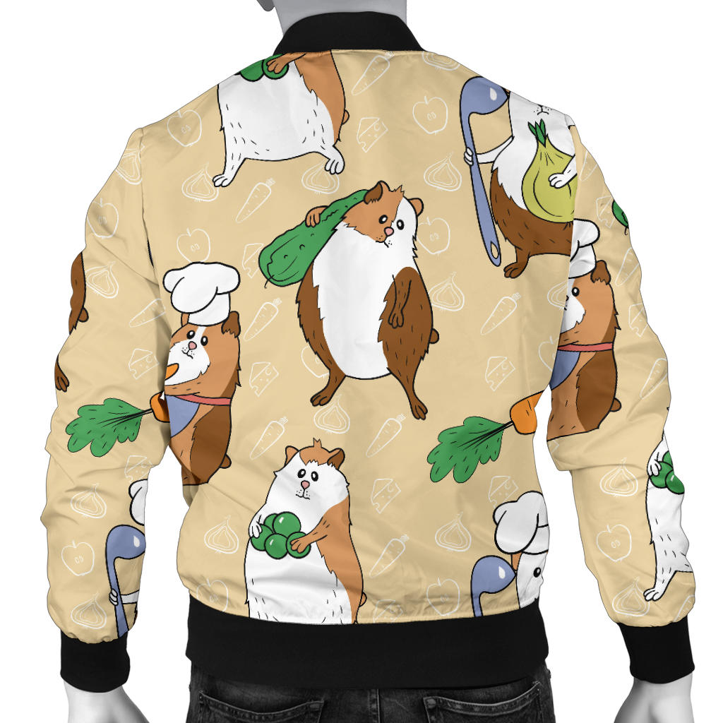Guinea Pig Pattern Print Design 03 Men Bomber Jacket