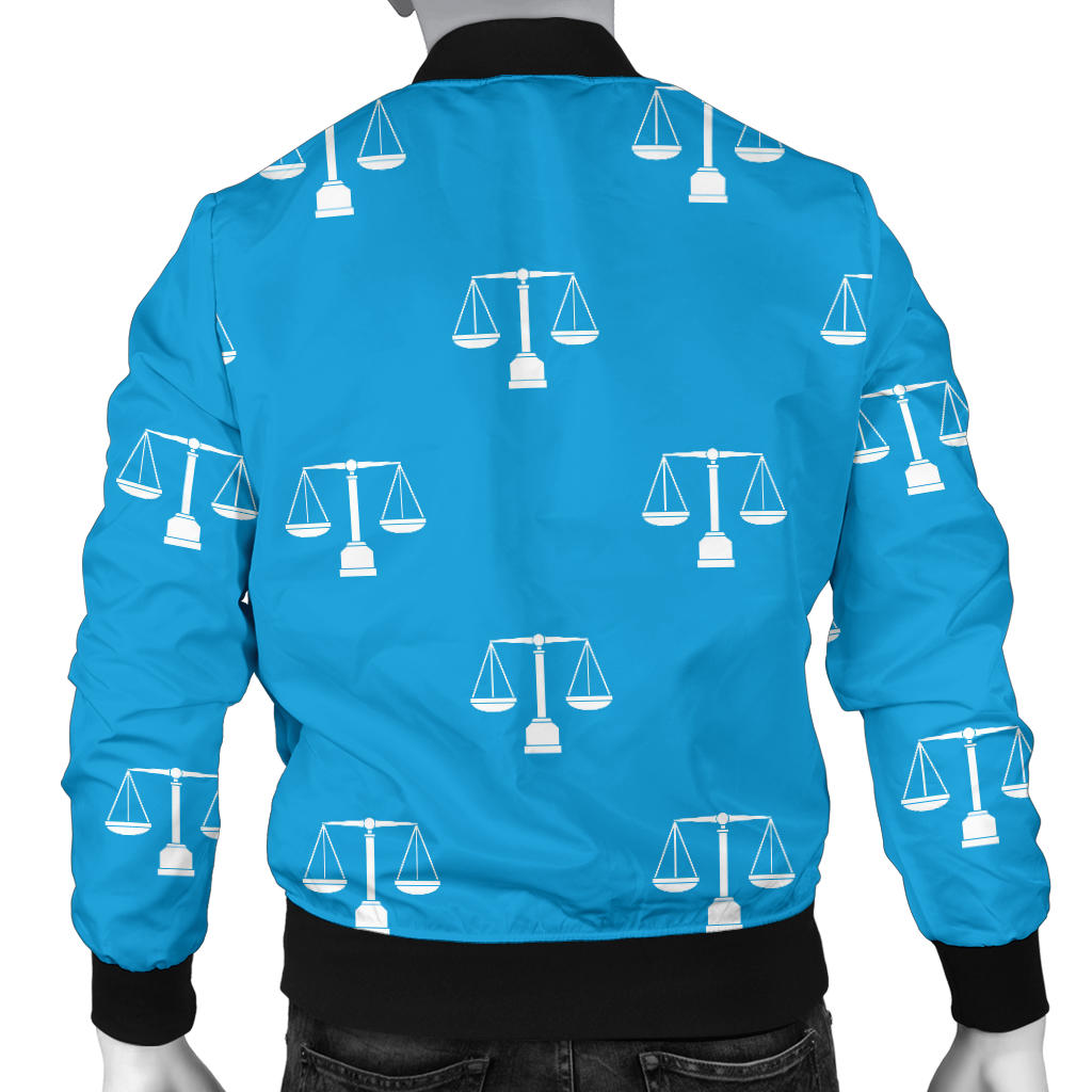 Libra Pattern Print Design 02 Men Bomber Jacket