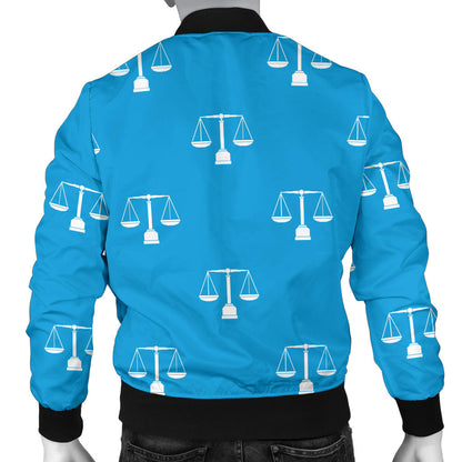 Libra Pattern Print Design 02 Men Bomber Jacket
