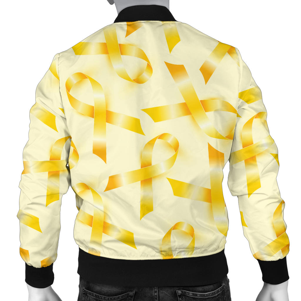 Bone cancer Pattern Print Design 01 Men Bomber Jacket