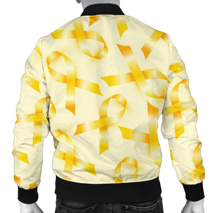 Bone cancer Pattern Print Design 01 Men Bomber Jacket