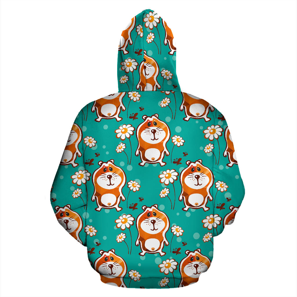 Hamster Pattern Print Design 01 Pullover Hoodie