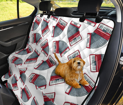 Accordion Pattern Print Design 03 Rear Dog Car Seat Cover Hammock