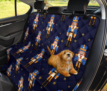 Nutcracker Pattern Print Design A04 Rear Dog Car Seat Cover Hammock
