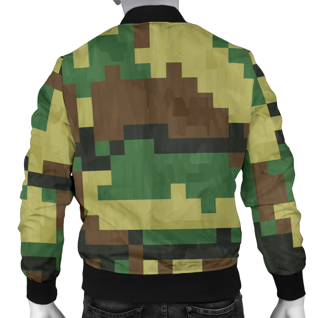 ACU Army Digital Pattern Print Design 02 Men Bomber Jacket