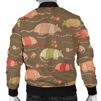 Armadillo Pattern Print Design 04 Men Bomber Jacket