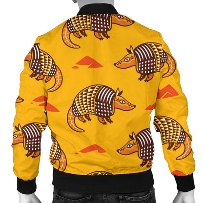 Armadillo Pattern Print Design 03 Men Bomber Jacket