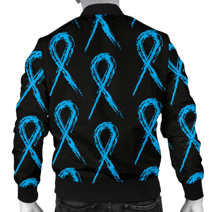 Prostate cancer Pattern Print Design A02 Men Bomber Jacket