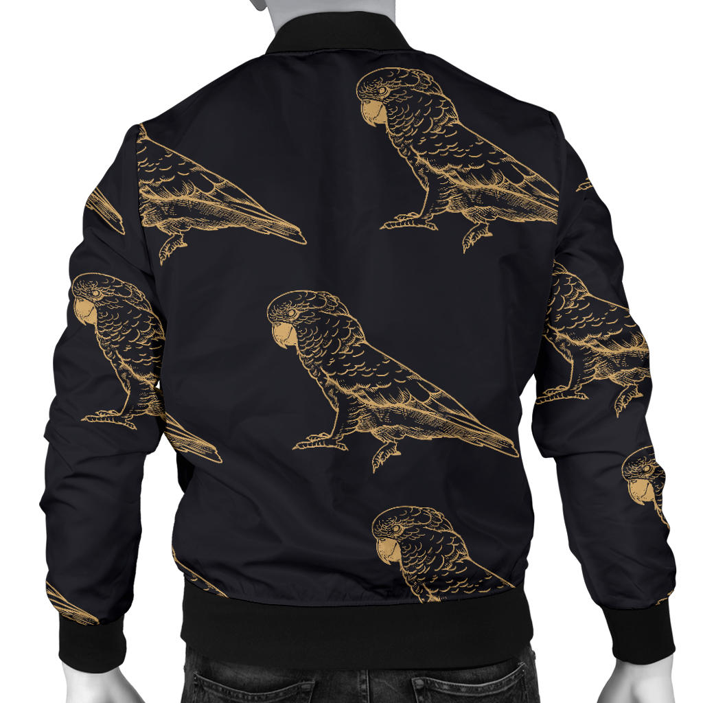 Parakeet Pattern Print Design A04 Men Bomber Jacket