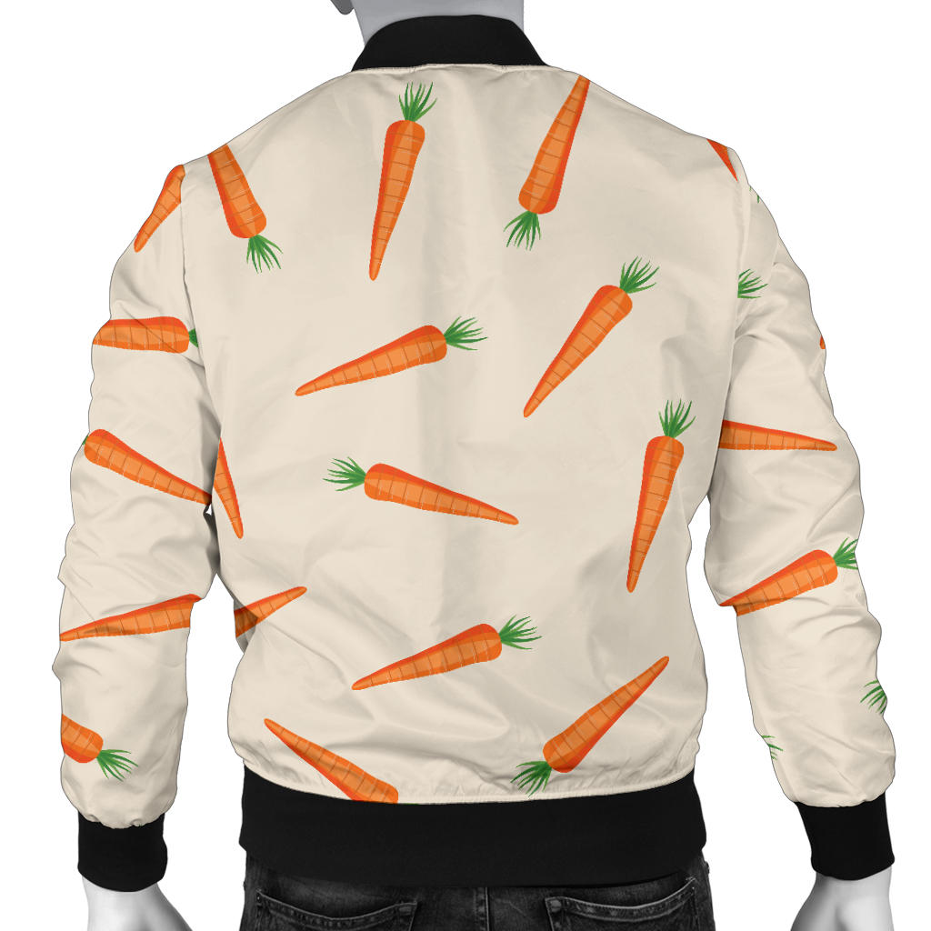 Carrot Pattern Print Design 07 Men Bomber Jacket