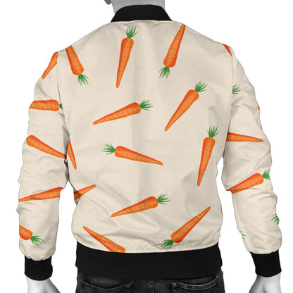 Carrot Pattern Print Design 07 Men Bomber Jacket