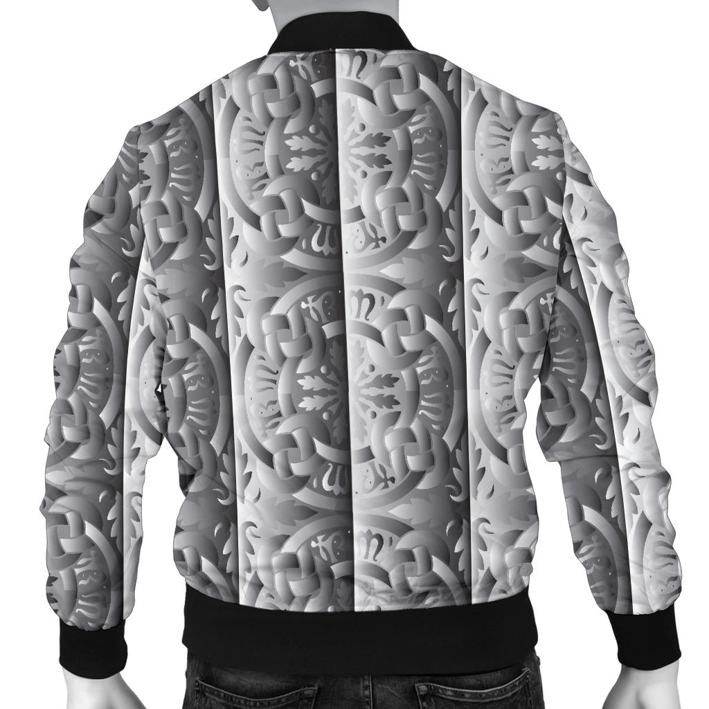 Celtic Pattern Print Design 03 Men Bomber Jacket