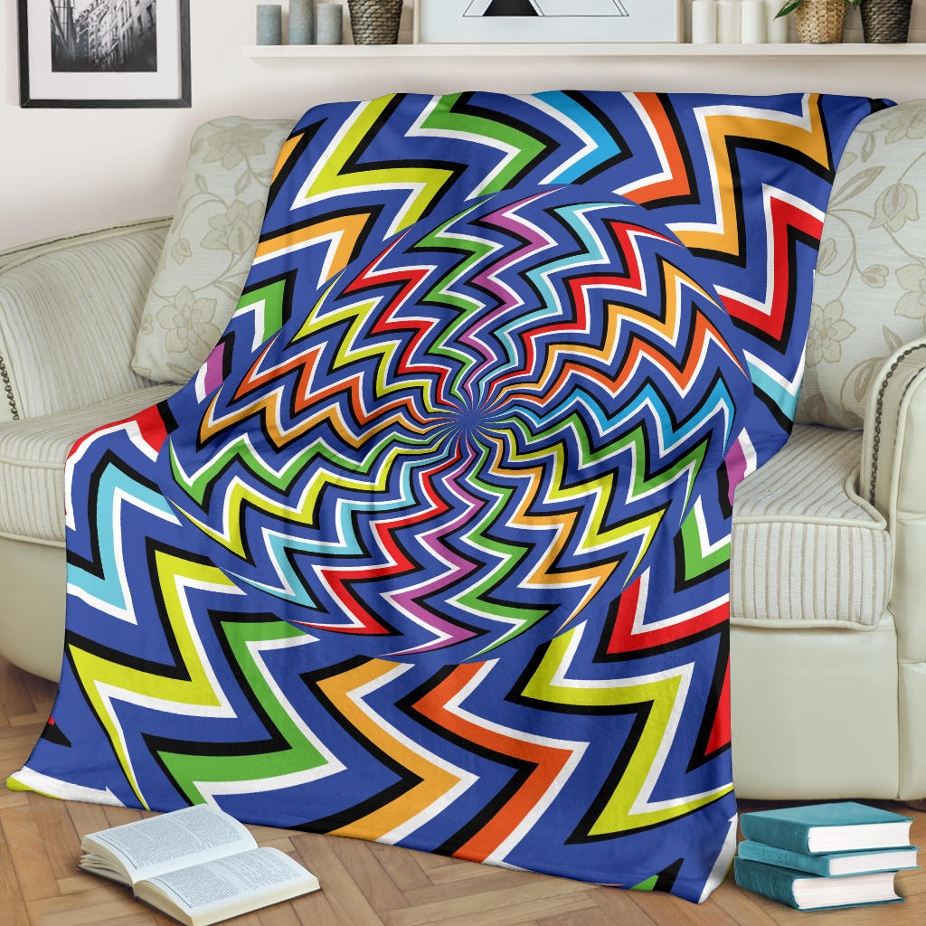 Optical illusion Pattern Print Design A02 Premium Blanket