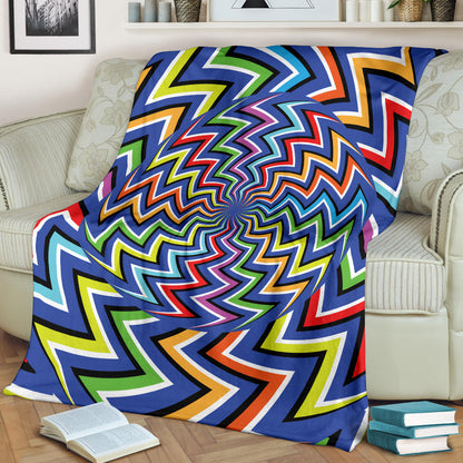Optical illusion Pattern Print Design A02 Premium Blanket