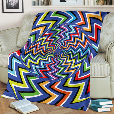 Optical illusion Pattern Print Design A02 Premium Blanket