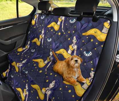 Pisces Pattern Print Design A04 Rear Dog Car Seat Cover Hammock
