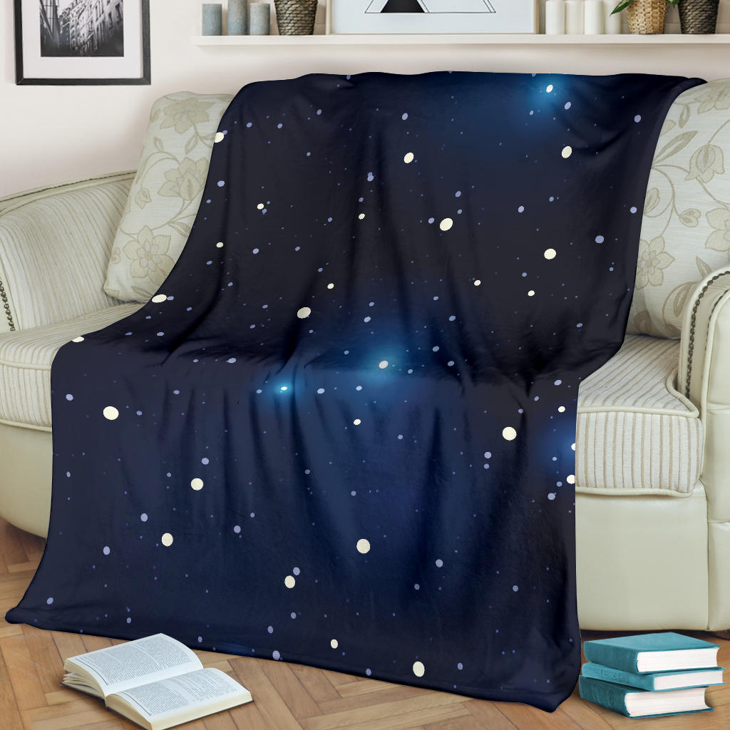 Night sky Pattern Print Design A02 Premium Blanket