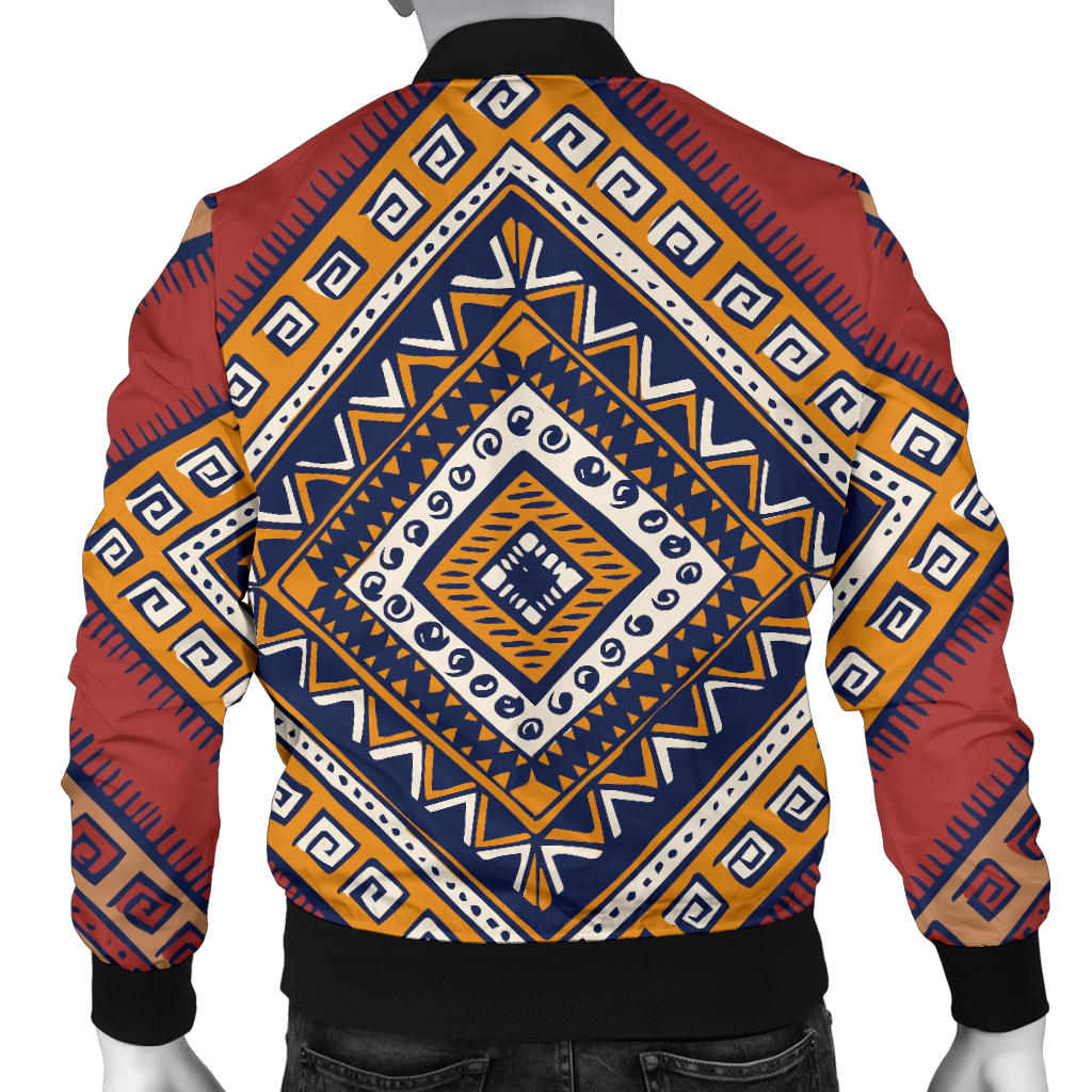 Native Pattern Print Design A06 Men Bomber Jacket